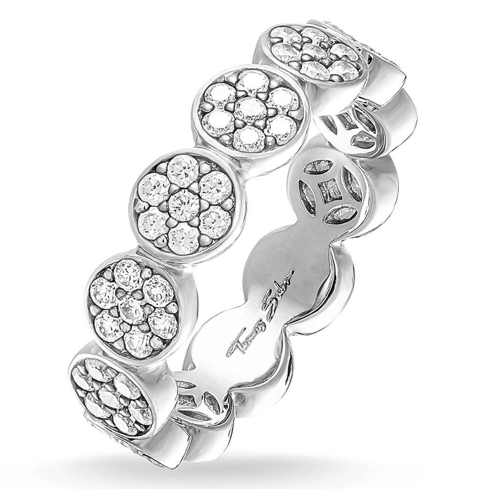 Thomas sabo glam & soul silver cubic zirconia ring discount