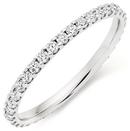 Platinum Diamond Full Eternity Ladies Ring | 0102621 | Beaverbrooks the ...