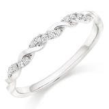 9ct White Gold Diamond Wedding Ring | 0007277 | Beaverbrooks the Jewellers