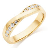 9ct White Gold Diamond Wedding Ring | 0007277 | Beaverbrooks the Jewellers