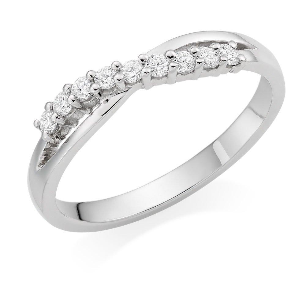 Platinum Diamond Wedding Ring | 0112388 | Beaverbrooks the Jewellers