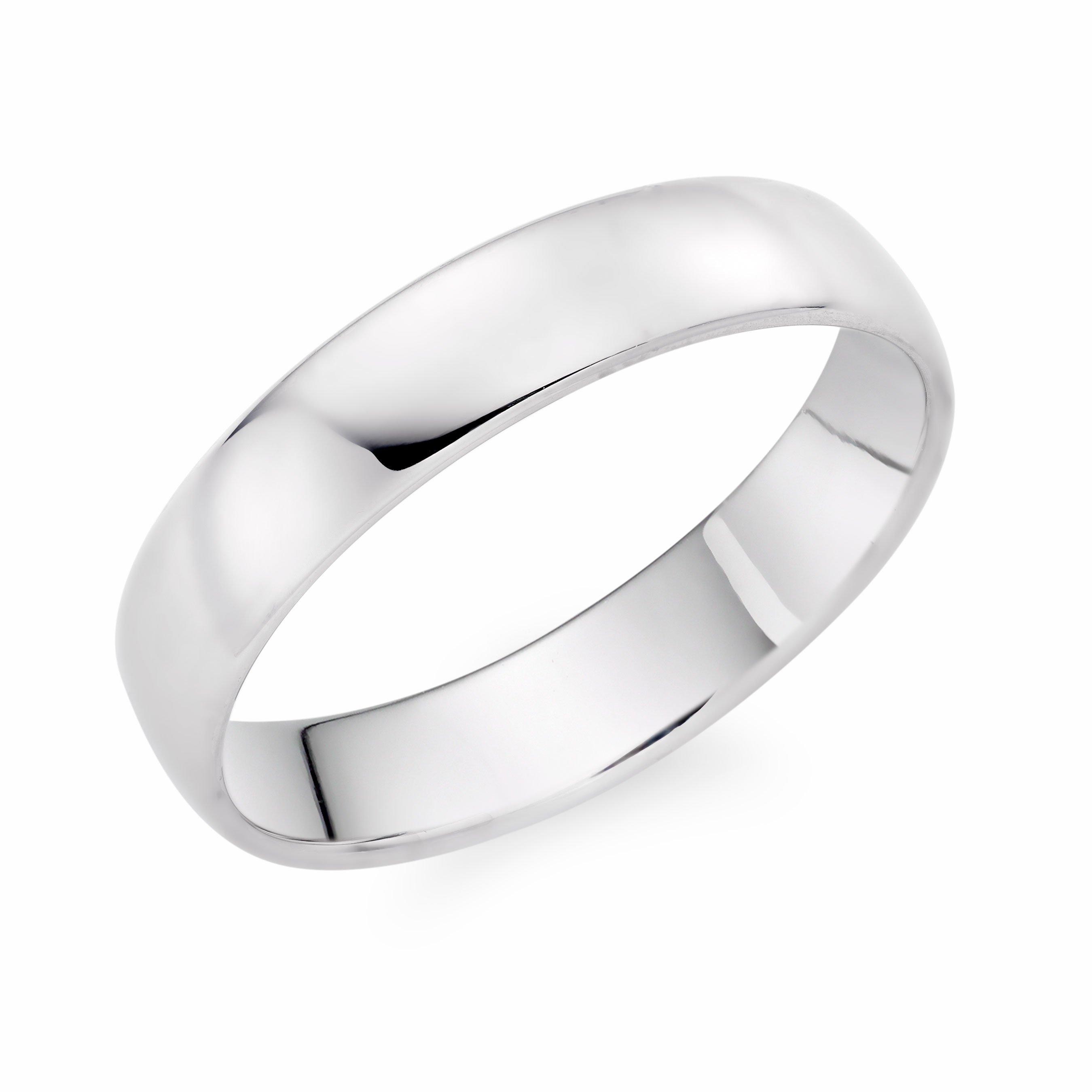 Platinum Court Wedding Ring - 2mm | 0005167 | Beaverbrooks the Jewellers