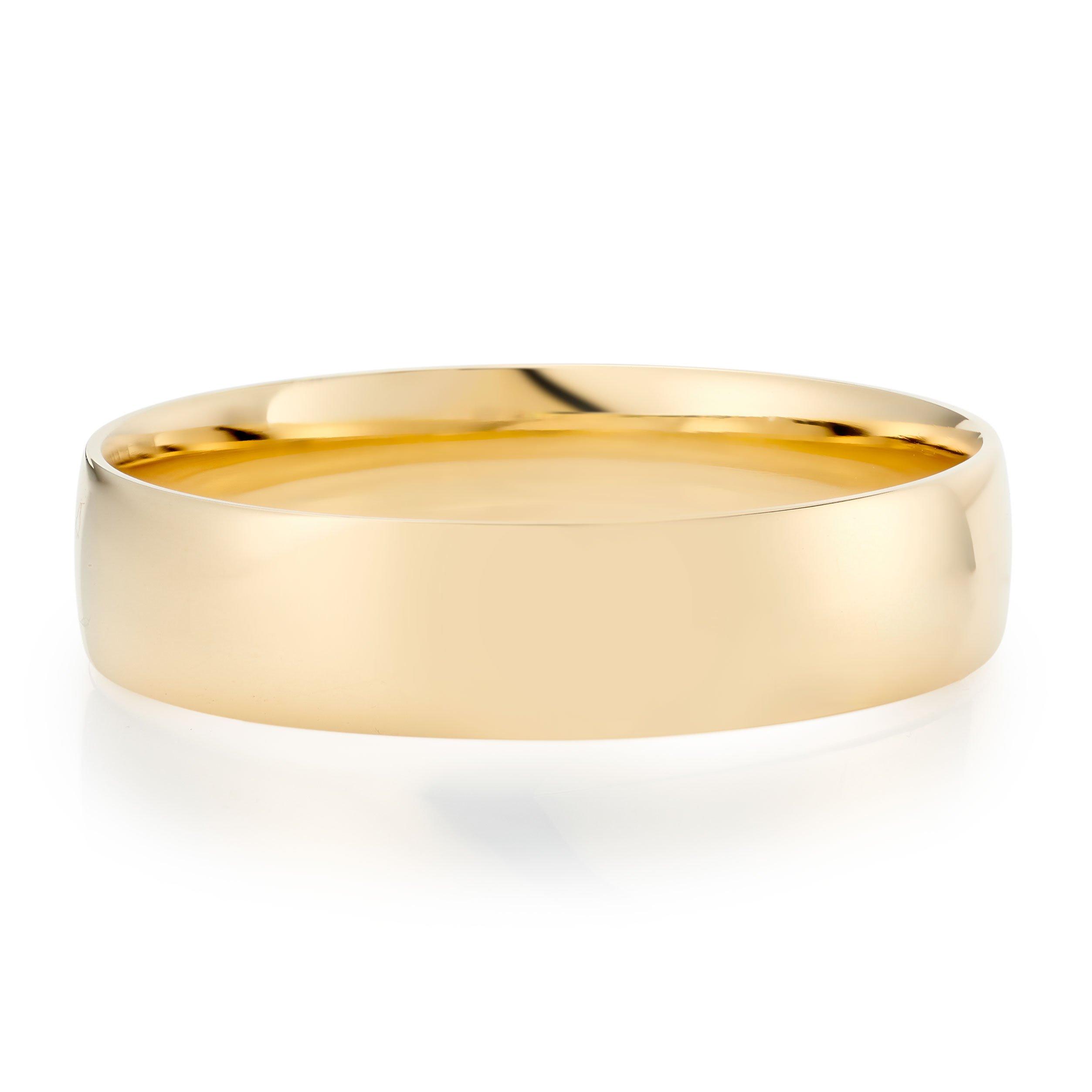 18ct Yellow Gold Men's Wedding Ring | 0134490 | Beaverbrooks the