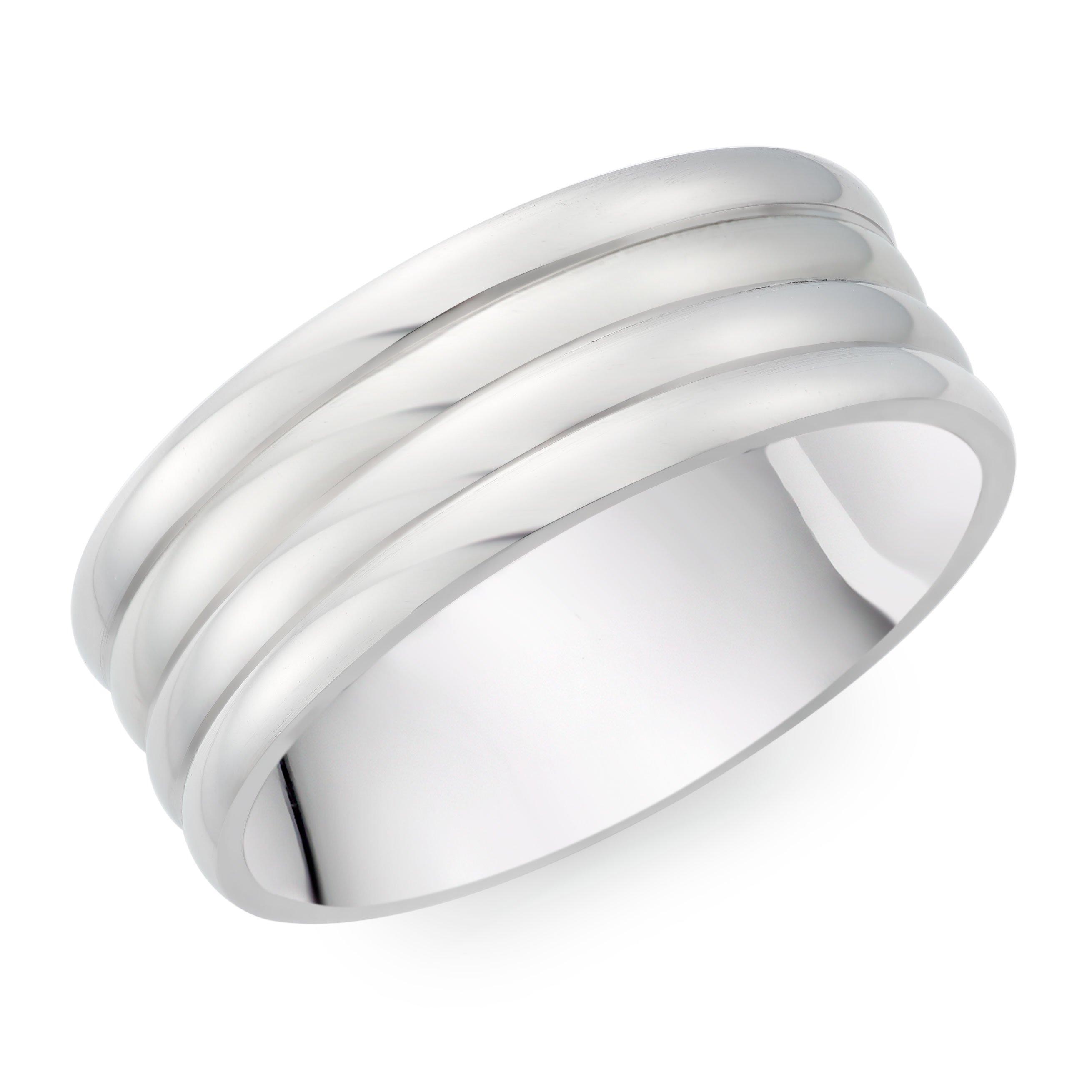 Beaverbrooks Platinum 8mm Wedding Ring