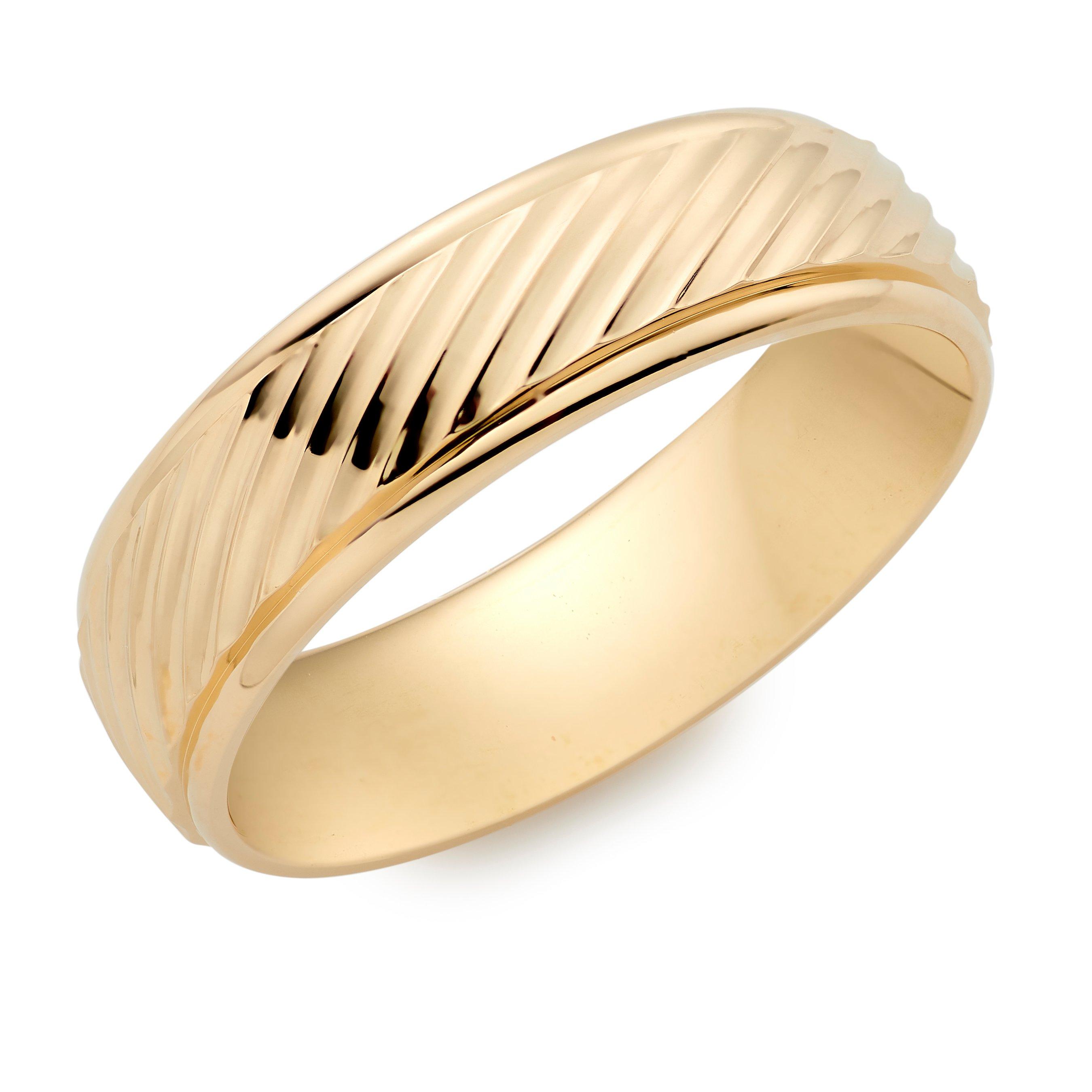 9ct Yellow Gold Men’s Wedding Ring