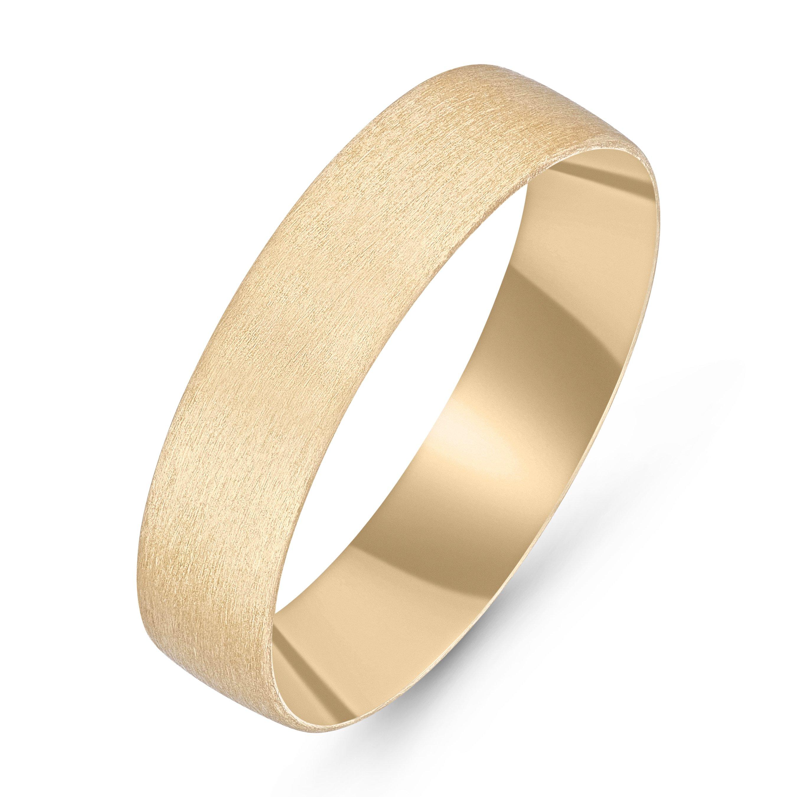 9ct Yellow Gold 5mm Men’s Wedding Ring