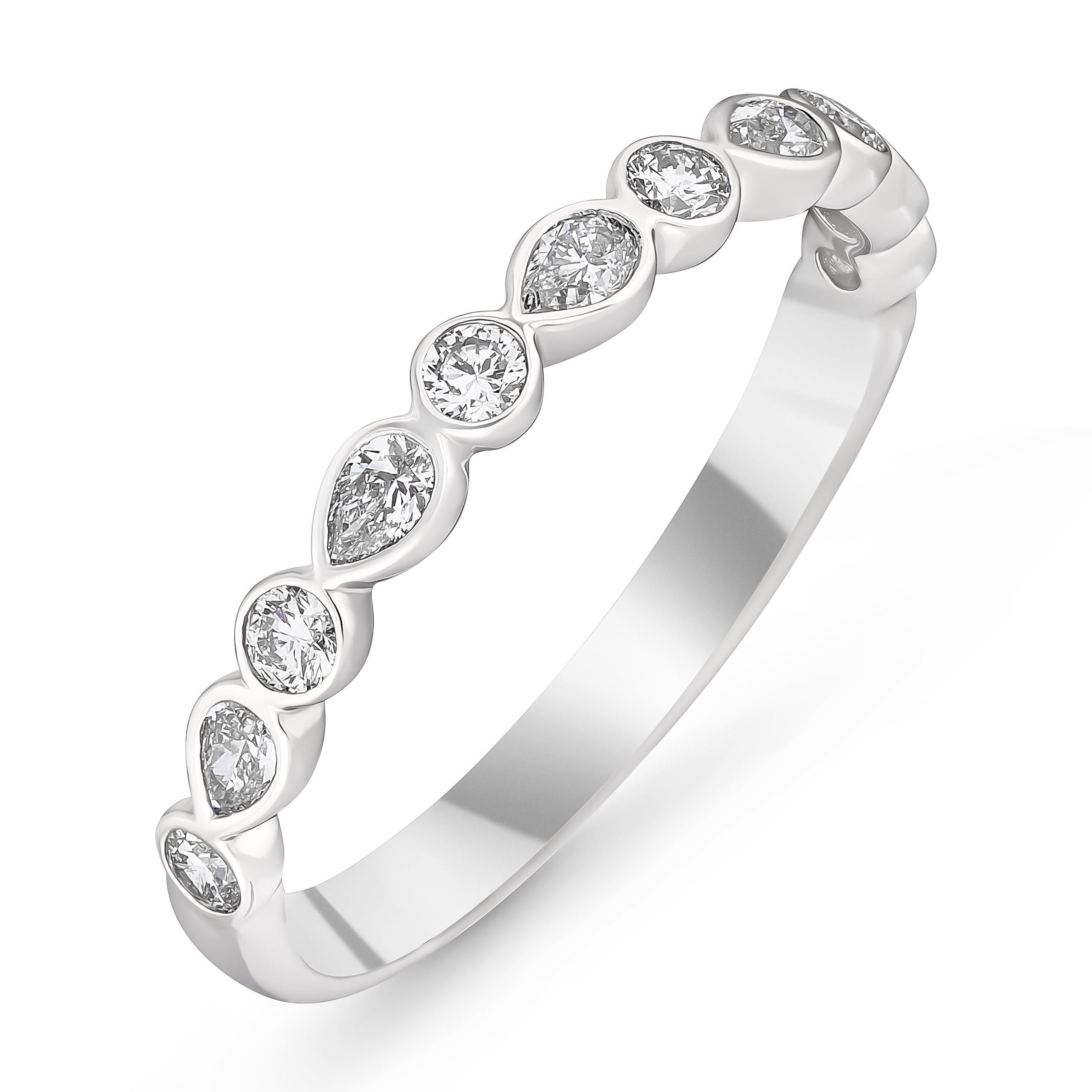 Platinum Diamond Ladies Wedding Ring