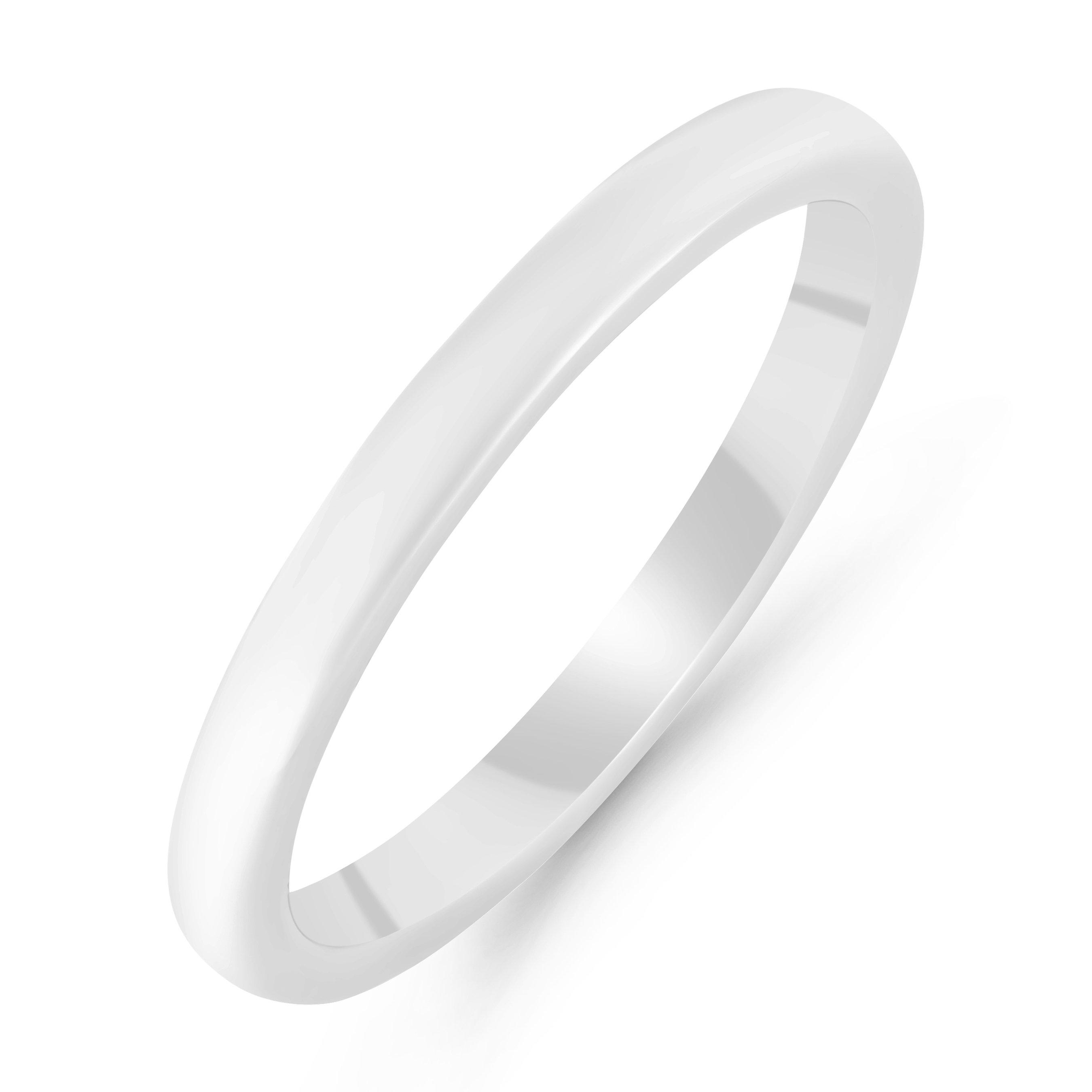Beaverbrooks True Platinum 2mm Wedding Ring