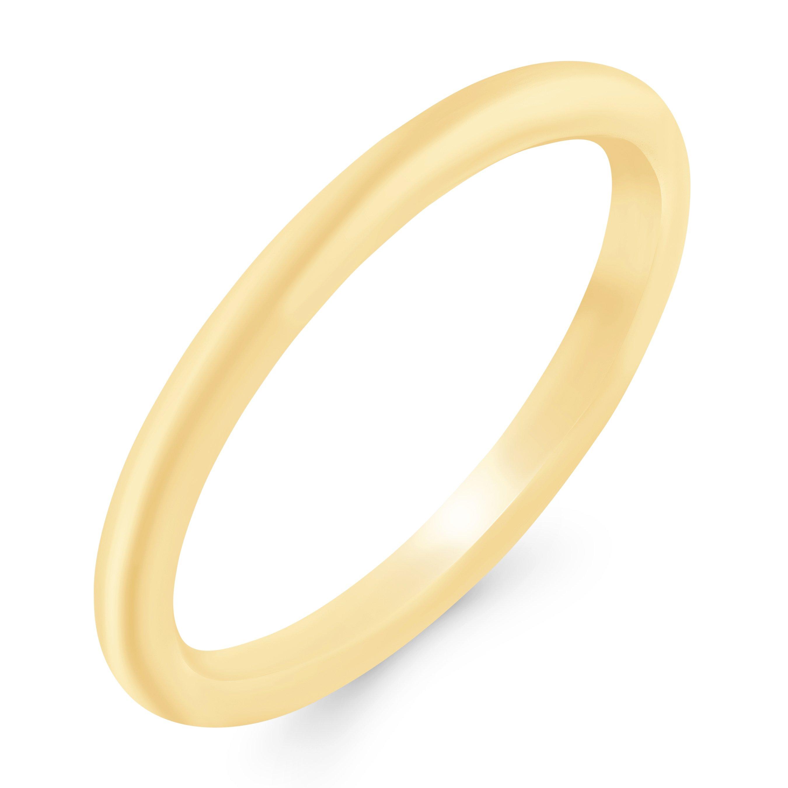 Beaverbrooks 9ct Yellow Gold Wedding Ring