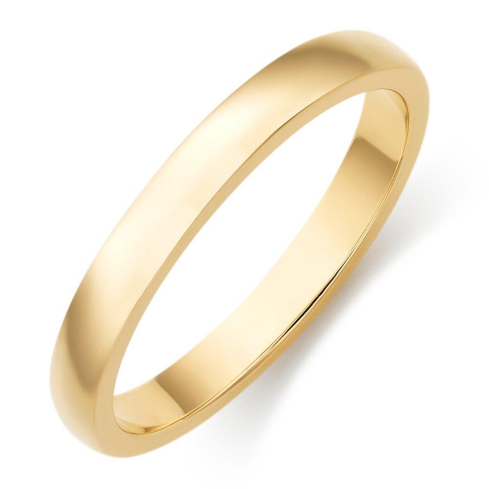 9ct Yellow Gold Court Wedding Ring