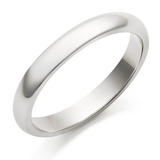 9ct White Gold Wedding Ring