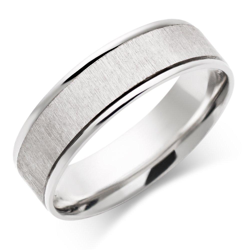 Men s 9ct White Gold Wedding Ring 0005017 Beaverbrooks Men s 9ct White Gold Wedding Ring 0005017 Beaverbrooks