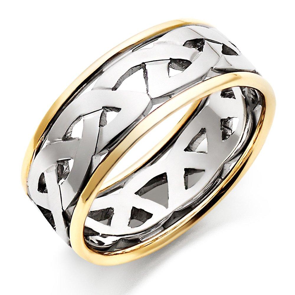 White gold clearance celtic ring