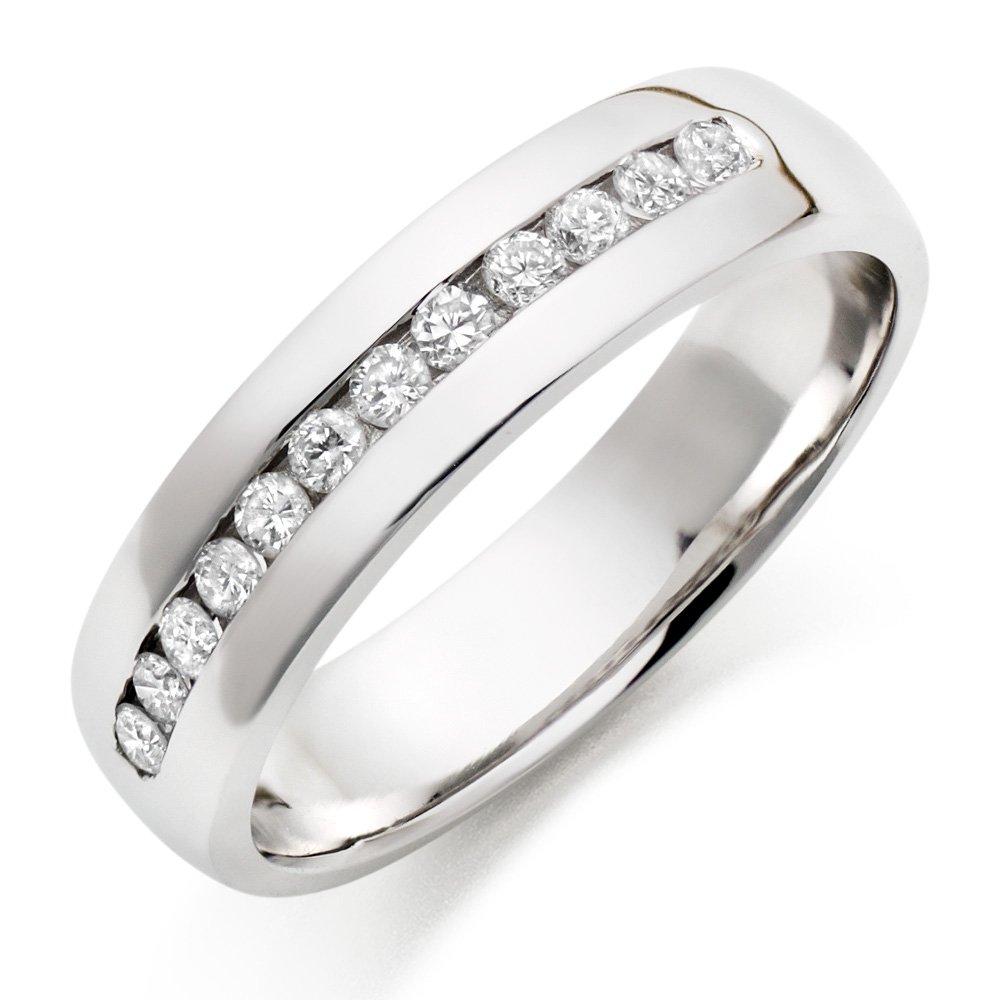 18ct White Gold Diamond Wedding Ring | 0005049 ...