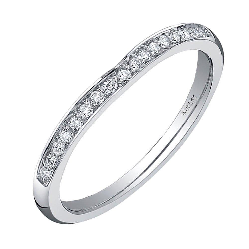 Maple Leaf Diamonds 18ct White Gold Diamond Wedding Ring | 1028555 ...