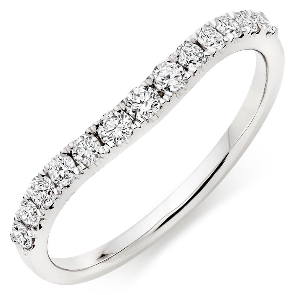 18ct White Gold Diamond Half Eternity Wedding Ring | 0012327 ...