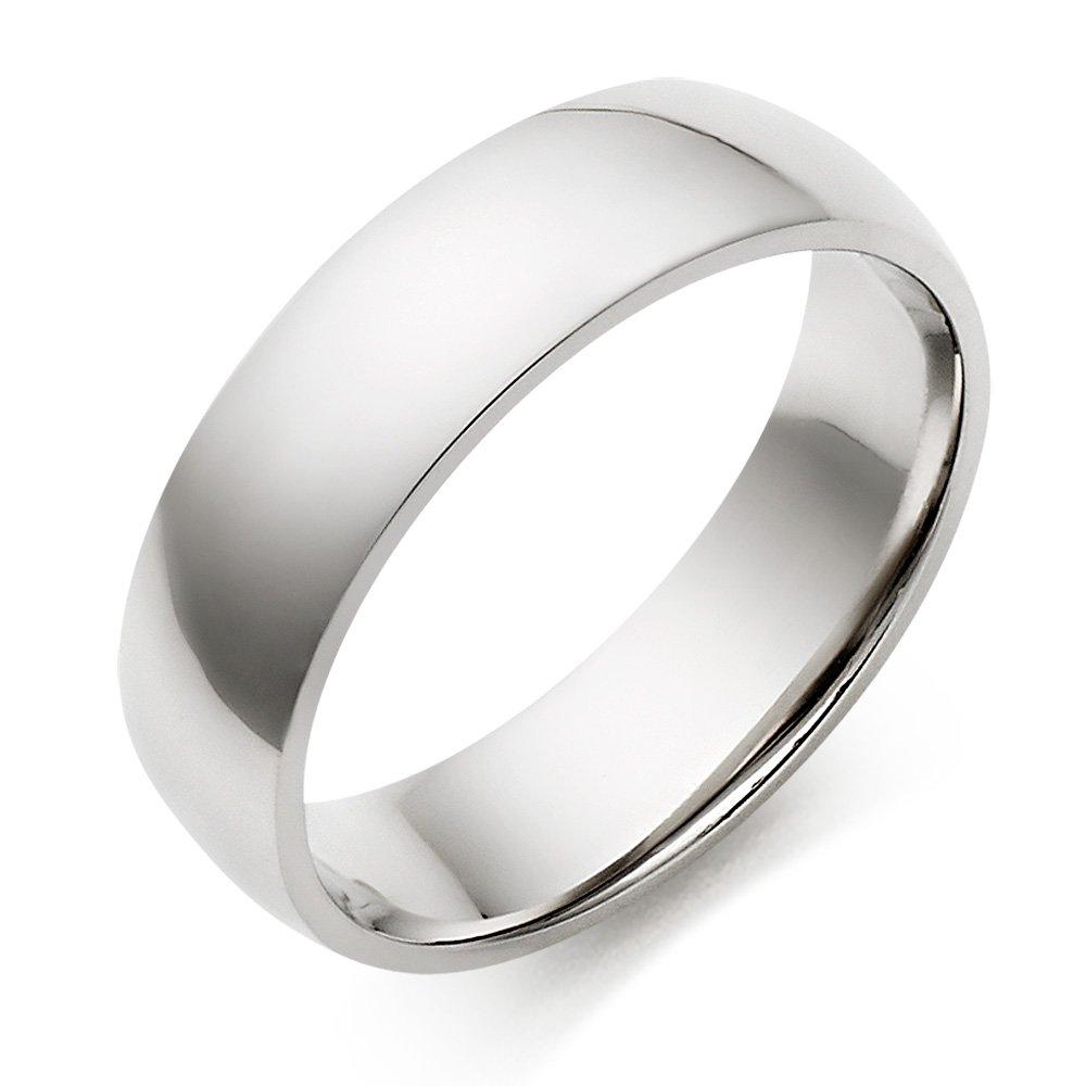 Palladium Men's Wedding Ring | 0005110 | Beaverbrooks the Jewellers