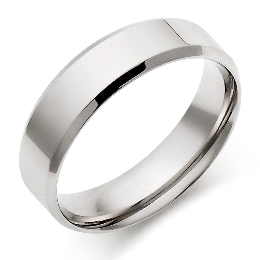 Palladium Men's Wedding Ring | 0005125 | Beaverbrooks the Jewellers