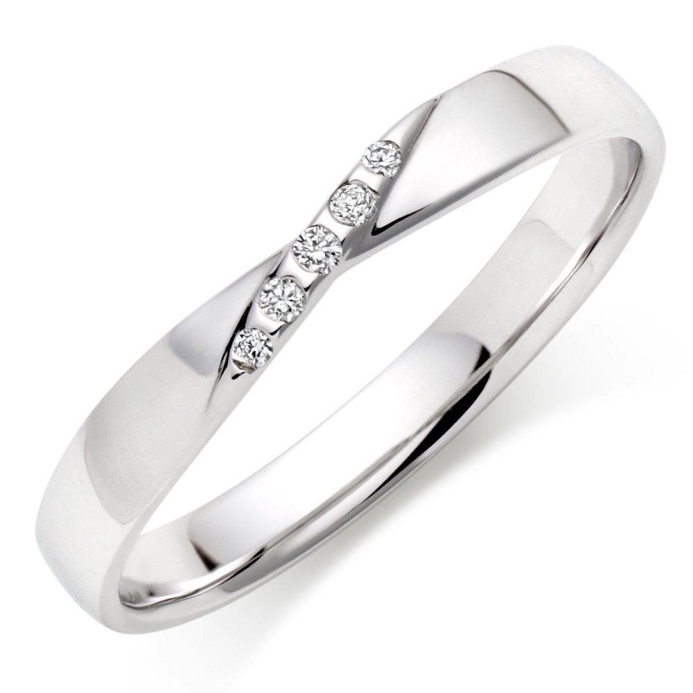 Platinum Diamond Wedding Ring | 0007280 | Beaverbrooks the Jewellers