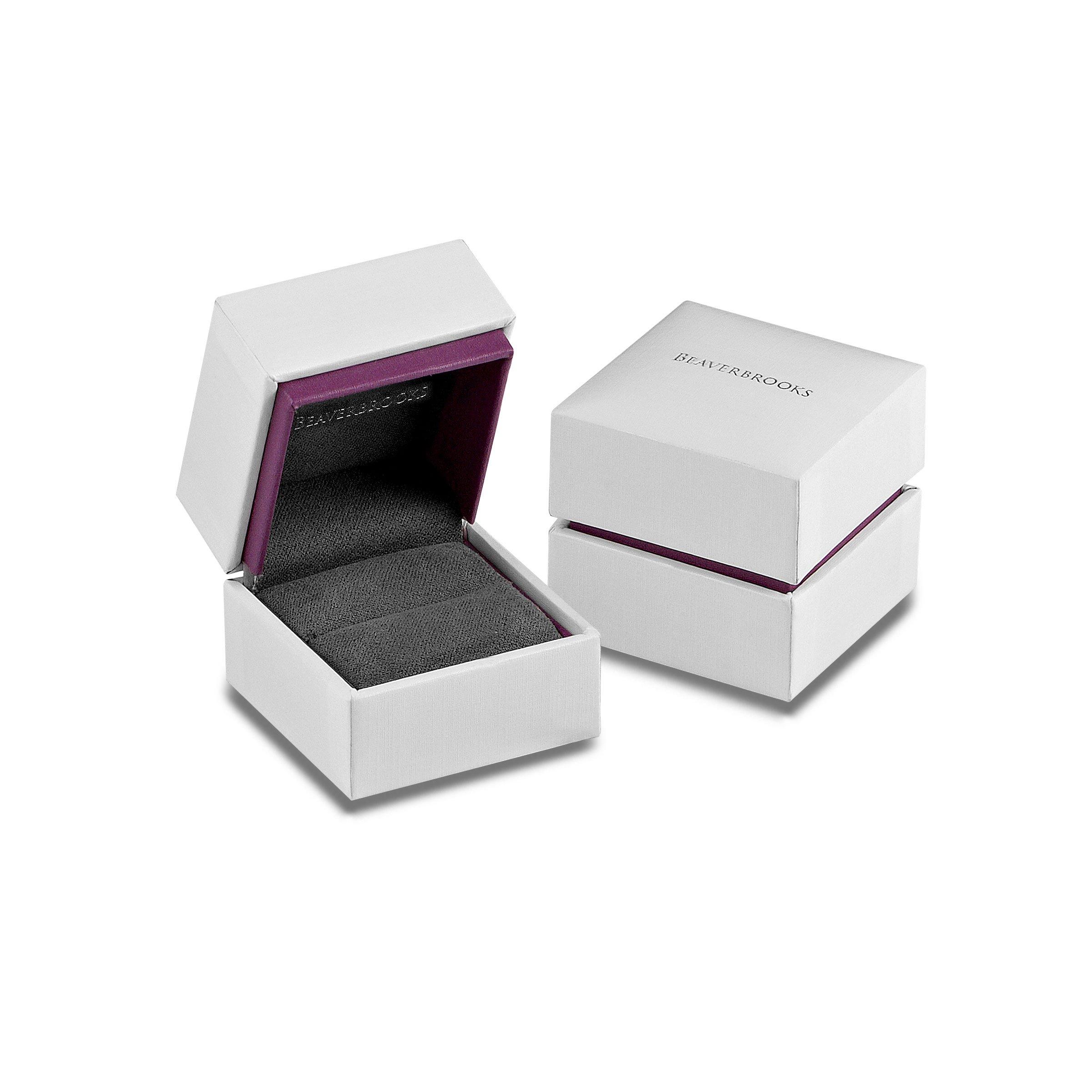 Platinum Chamfered Wedding Ring | 0007309 | Beaverbrooks the Jewellers