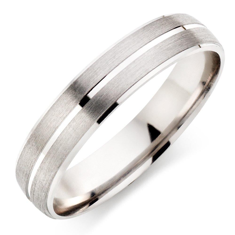 Platinum mens sale wedding band