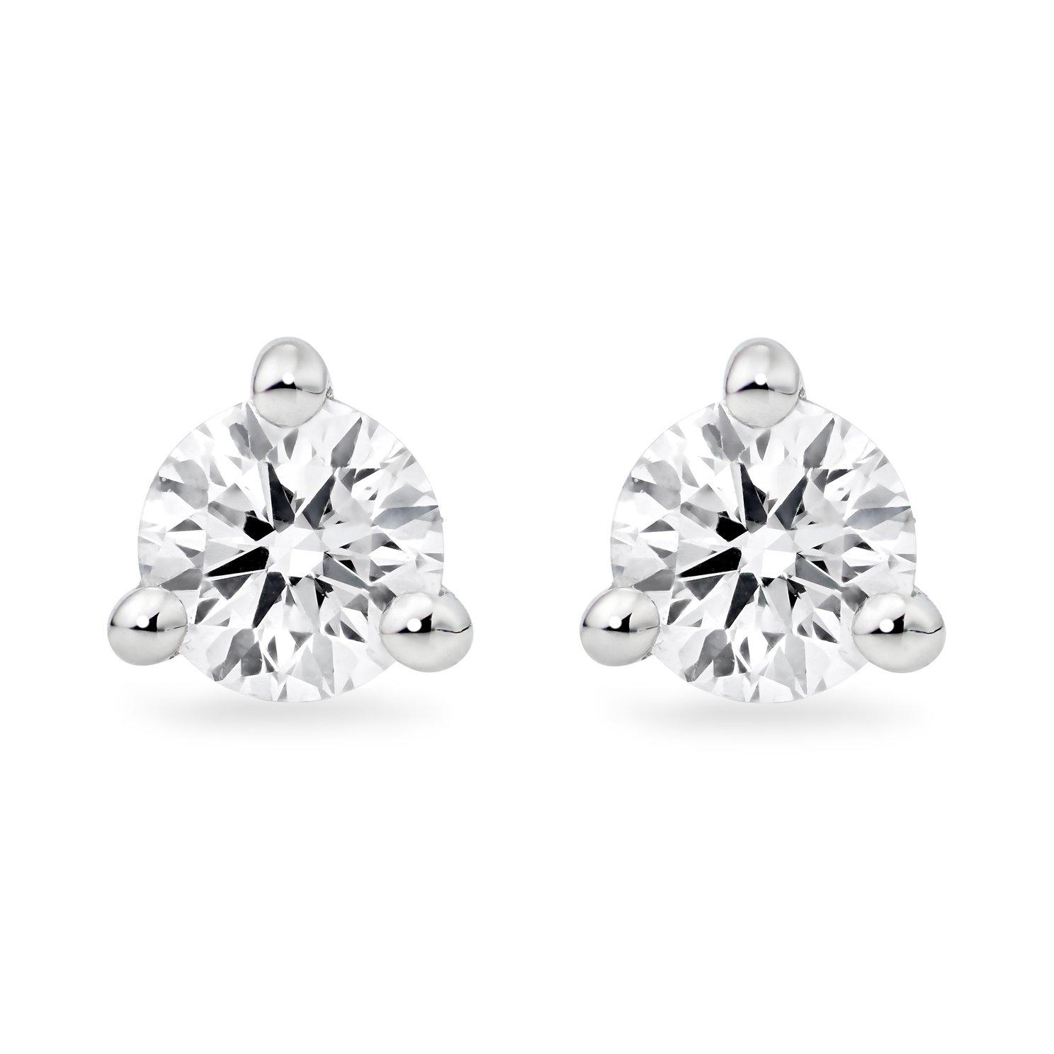 Hearts On Fire 18ct White Gold Diamond Earrings