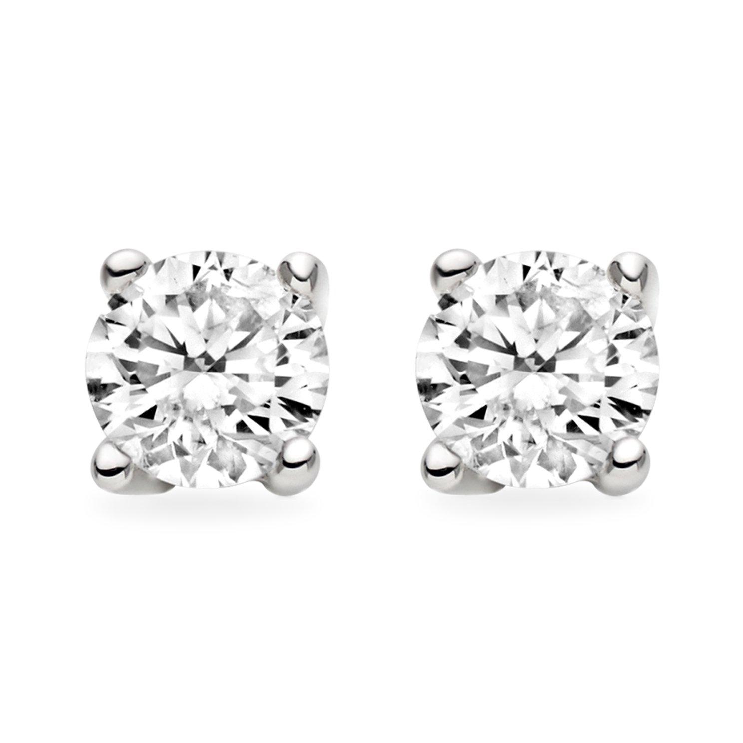 Beaverbrooks white hot sale gold earrings