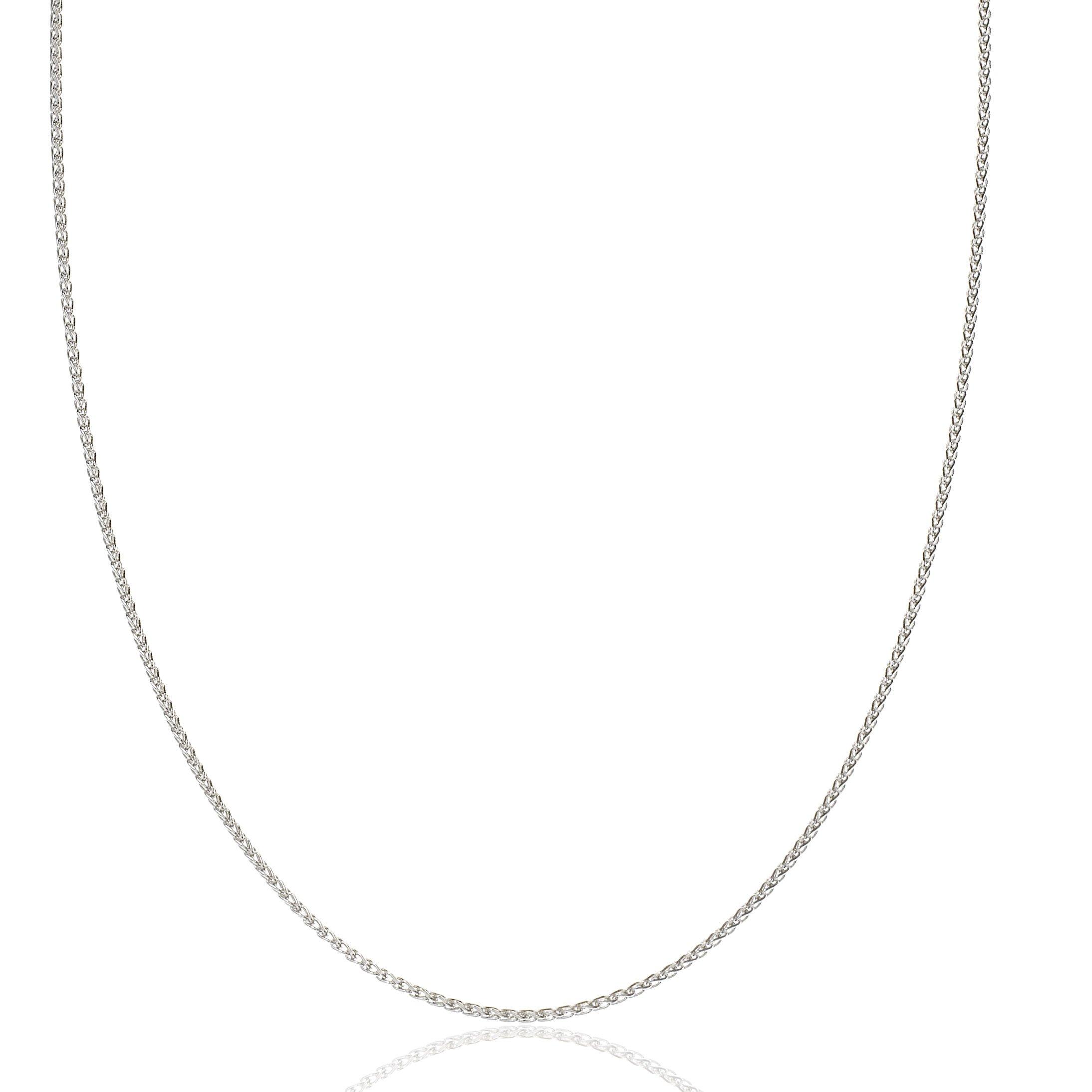 Beaverbrooks 18ct White Gold Spiga Chain