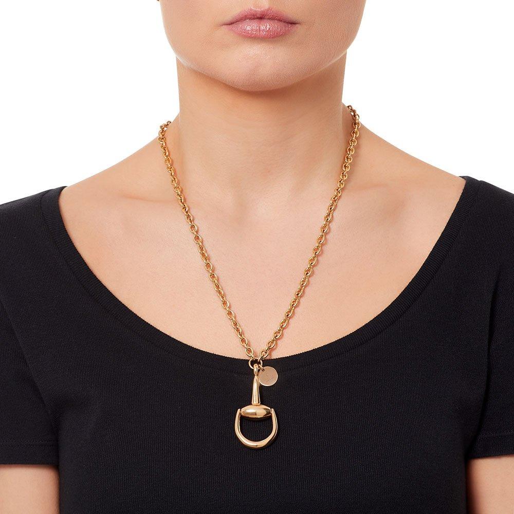 Horsebit 18ct Gold Necklace