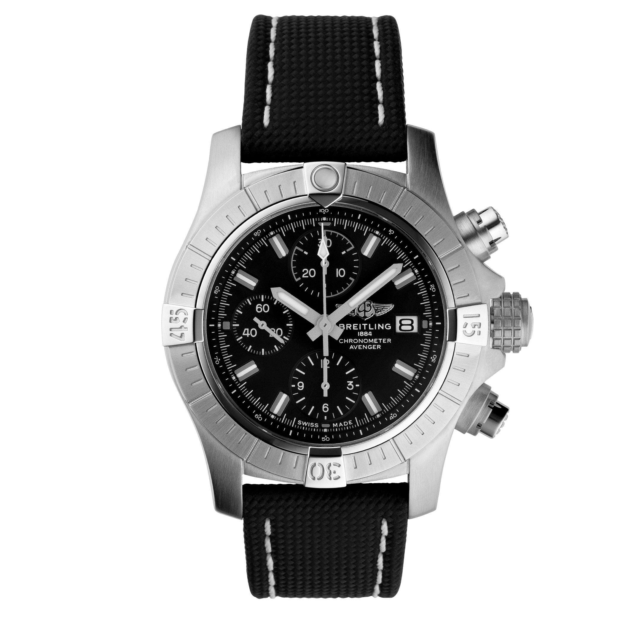 Breitling Pre-Owned Avenger Chronograph 43 Automatic Men's Watch ...