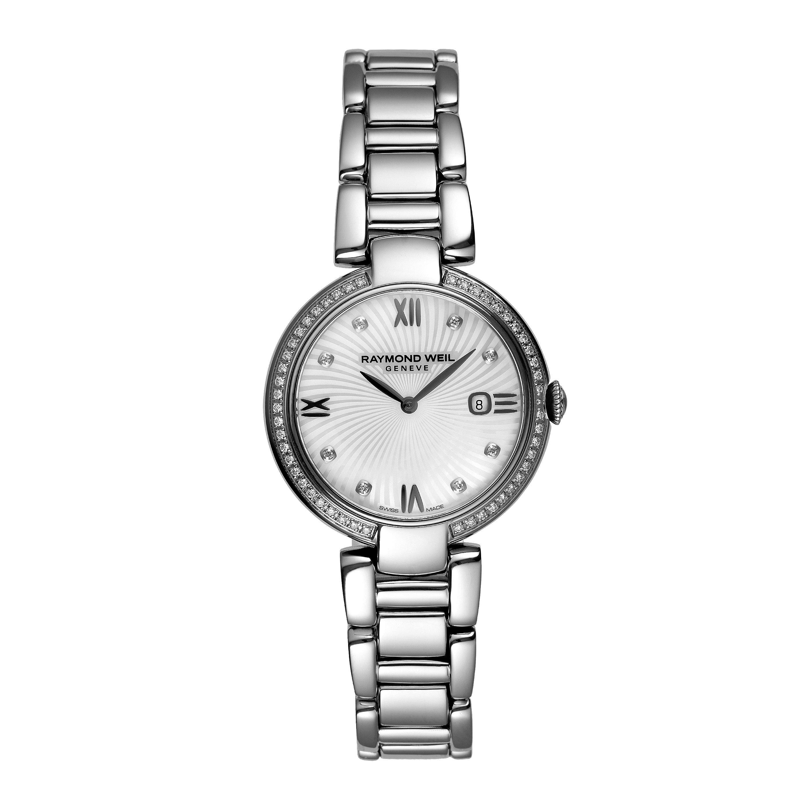 Raymond Weil Pre-Owned Shine Diamond Ladies Watch M104844 | 32 mm ...