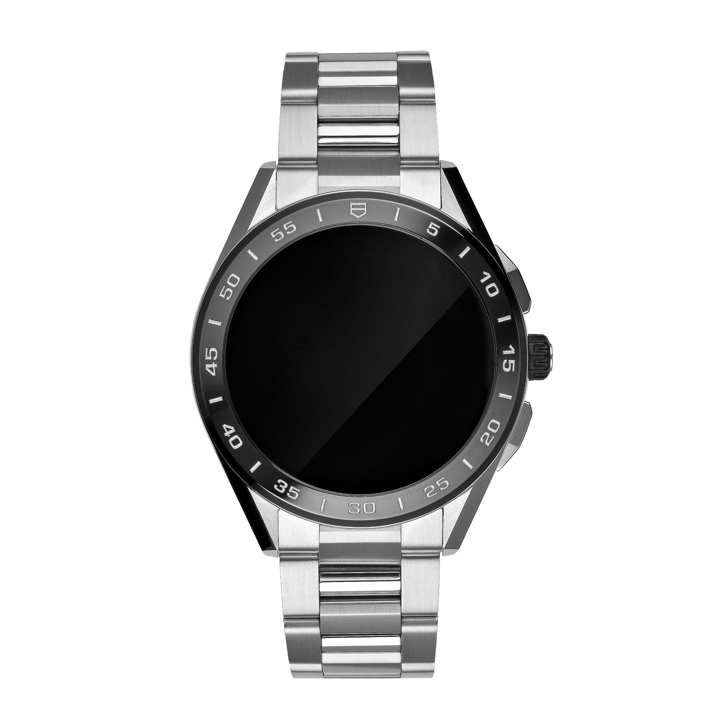 Tag heuer connected 2021 steel and black best sale ceramic smartwatch