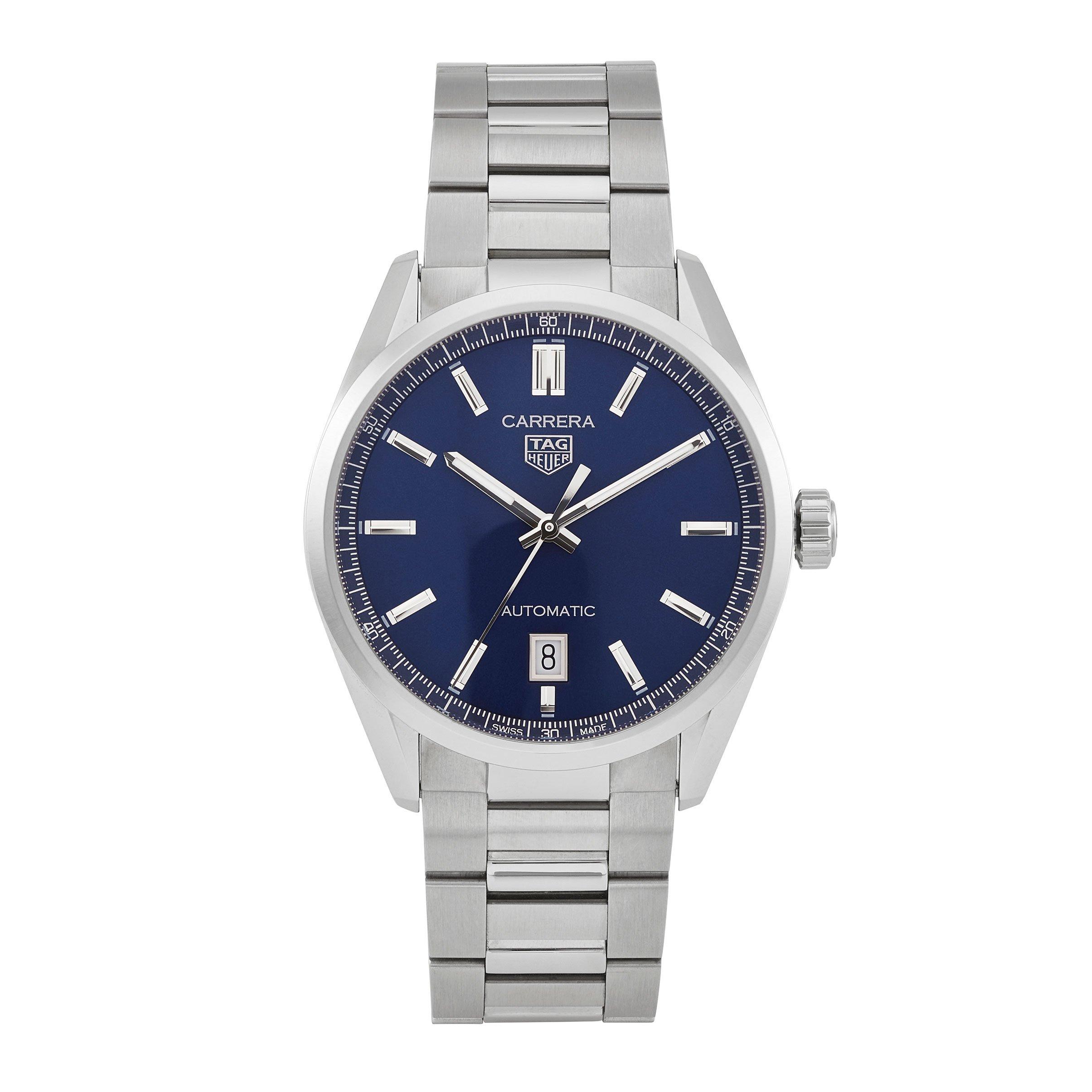 tag heuer carrera three hands day date automatic men's watch