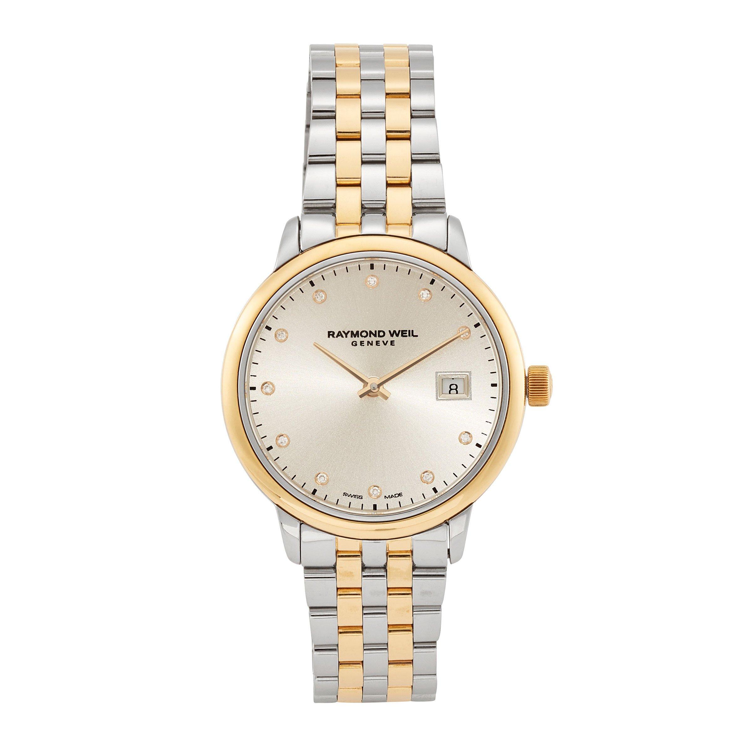 Raymond Weil Pre-Owned Toccata Gold Plated And Stainless Steel Ladies ...