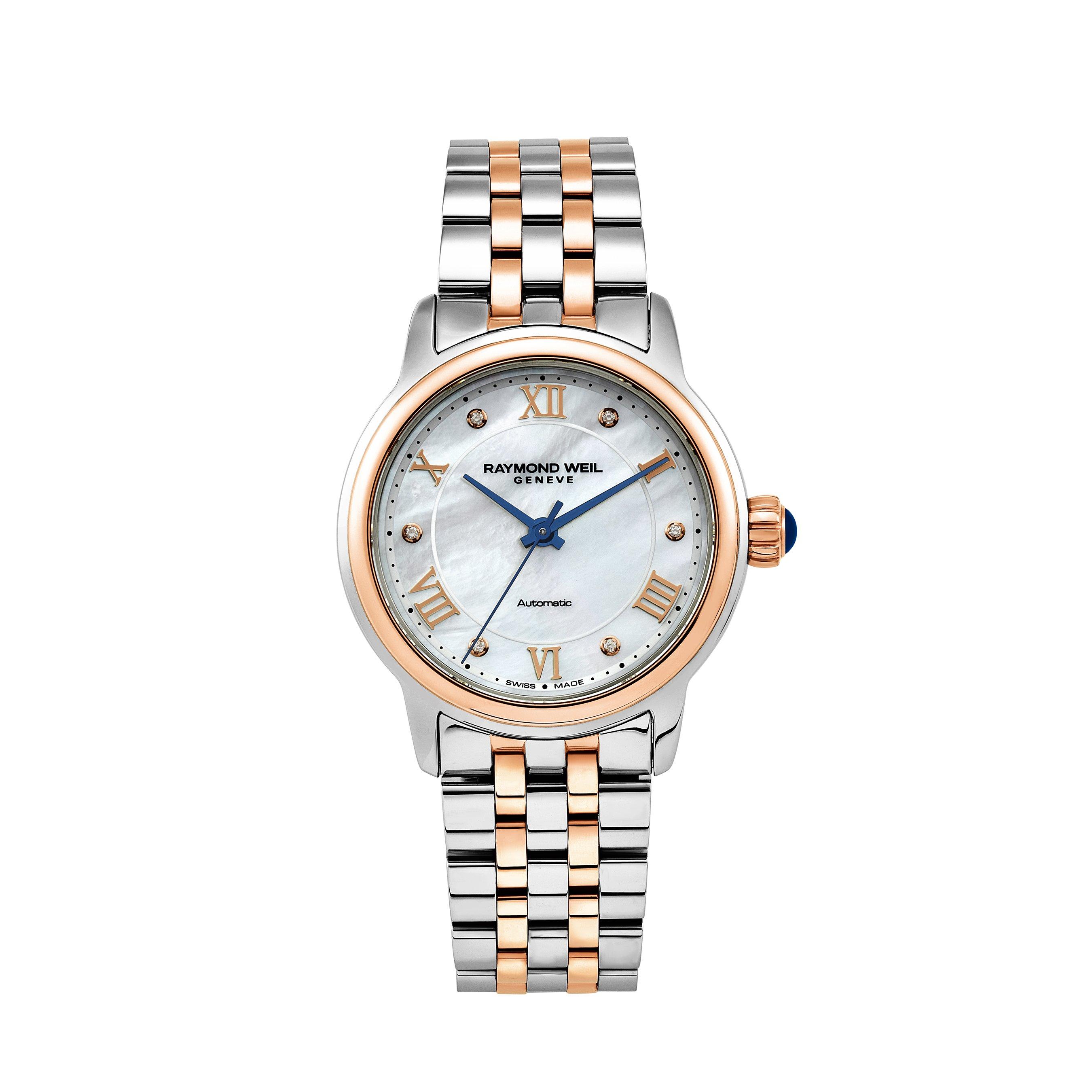 Raymond Weil Pre Owned Maestro Steel and Rose Gold PVD Automatic