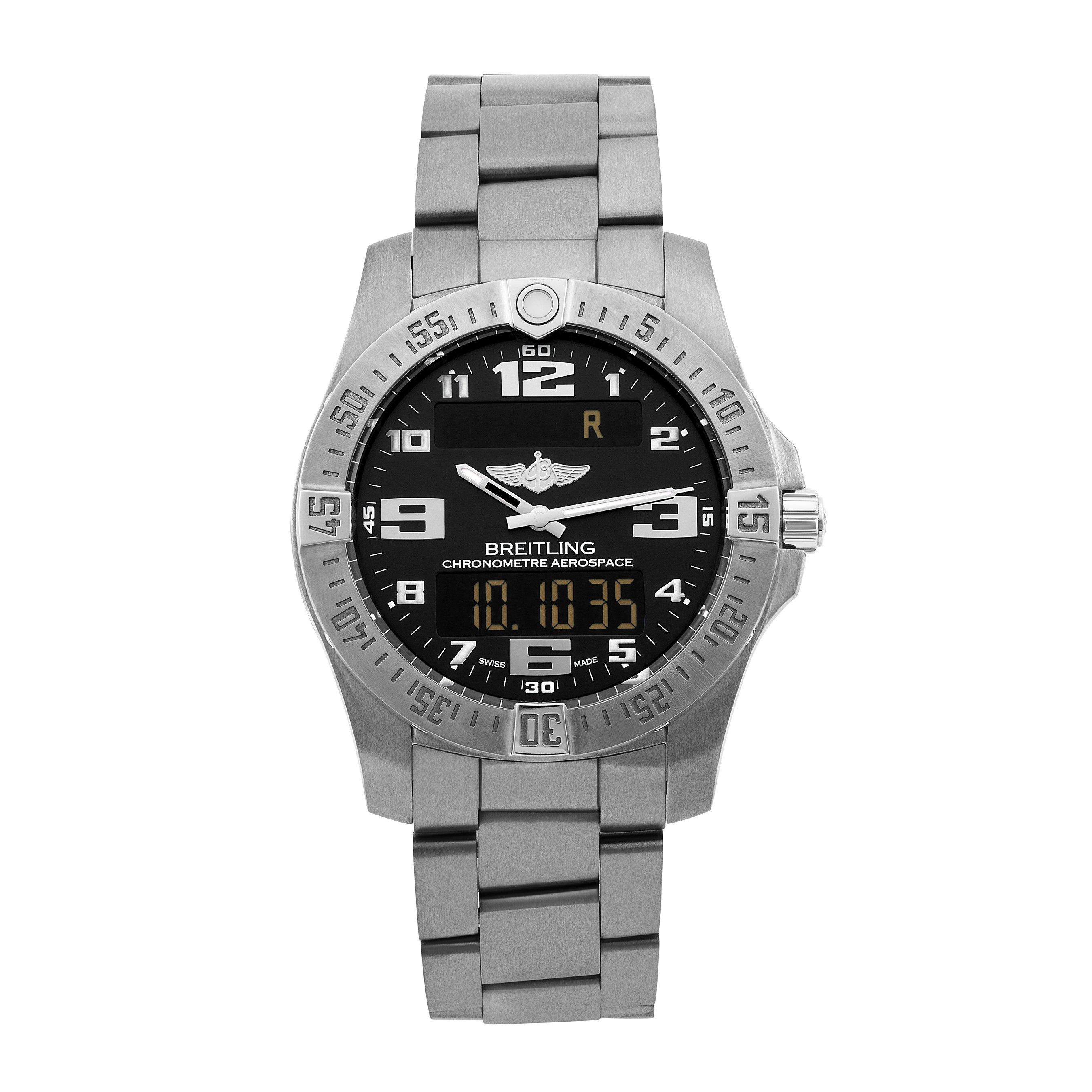 Breitling Pre Owned Aerospace Evo Chronograph Titanium Quartz