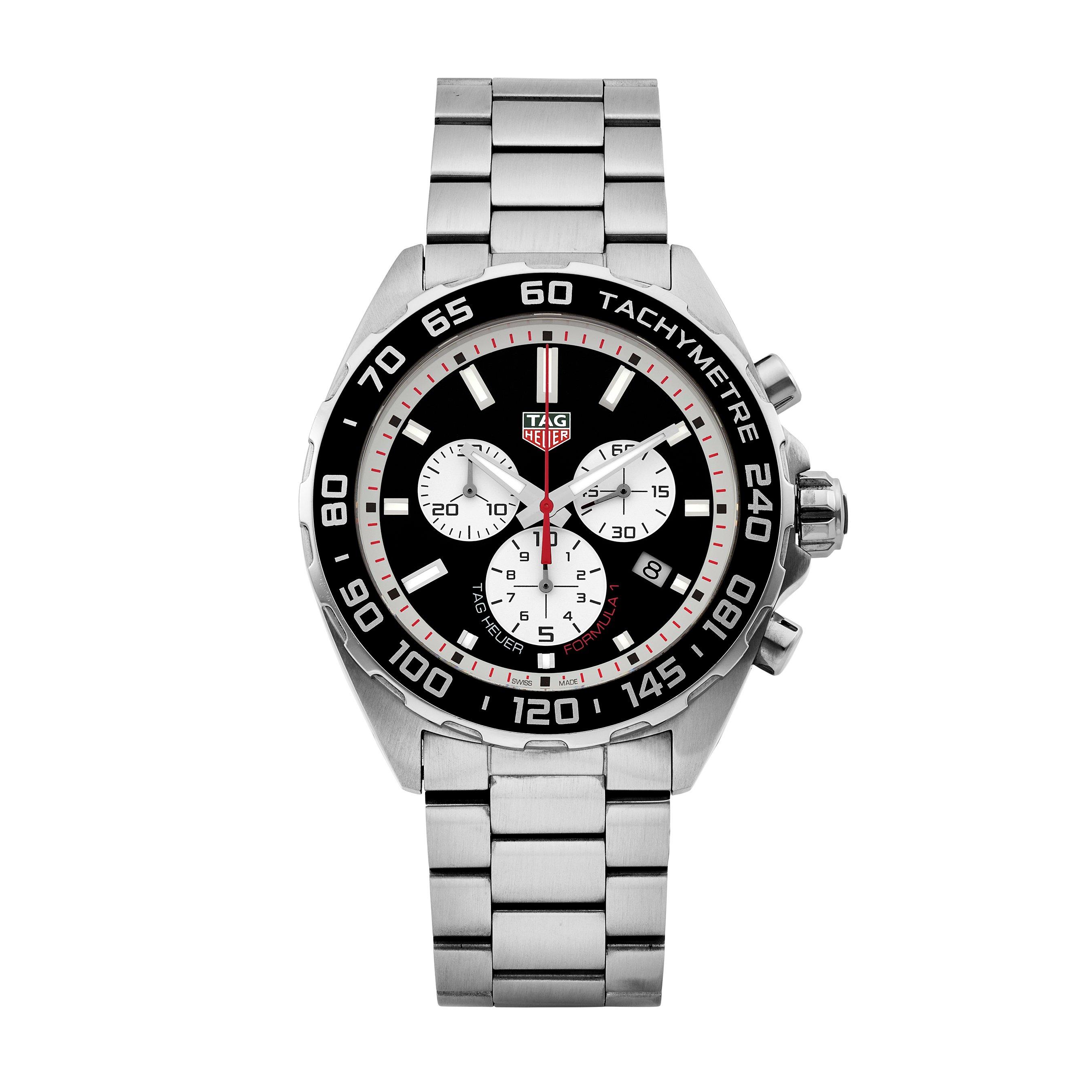 TAG Heuer Pre Owned Formula 1 Stainless Steel Chronograph Quartz