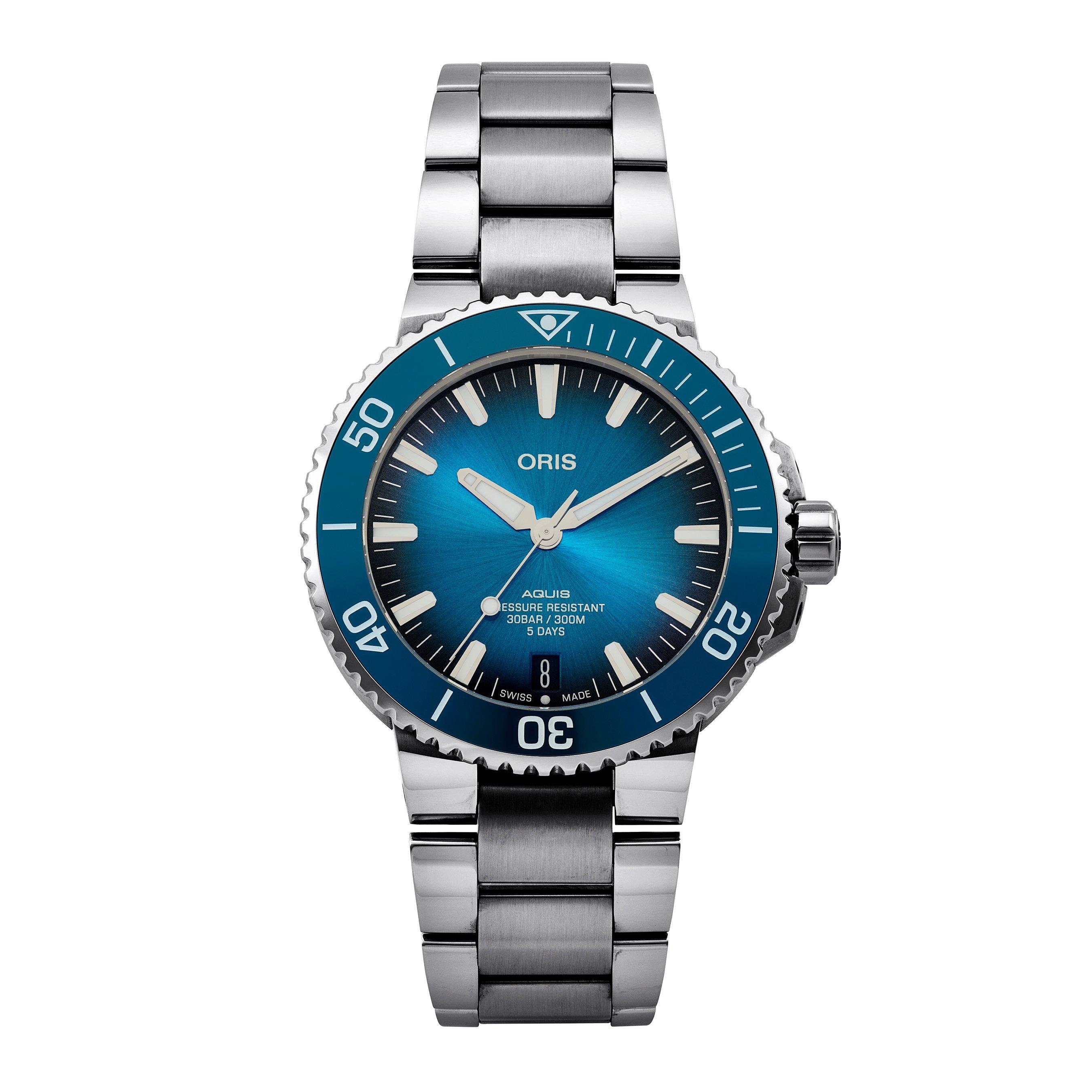 Pre owned oris aquis best sale