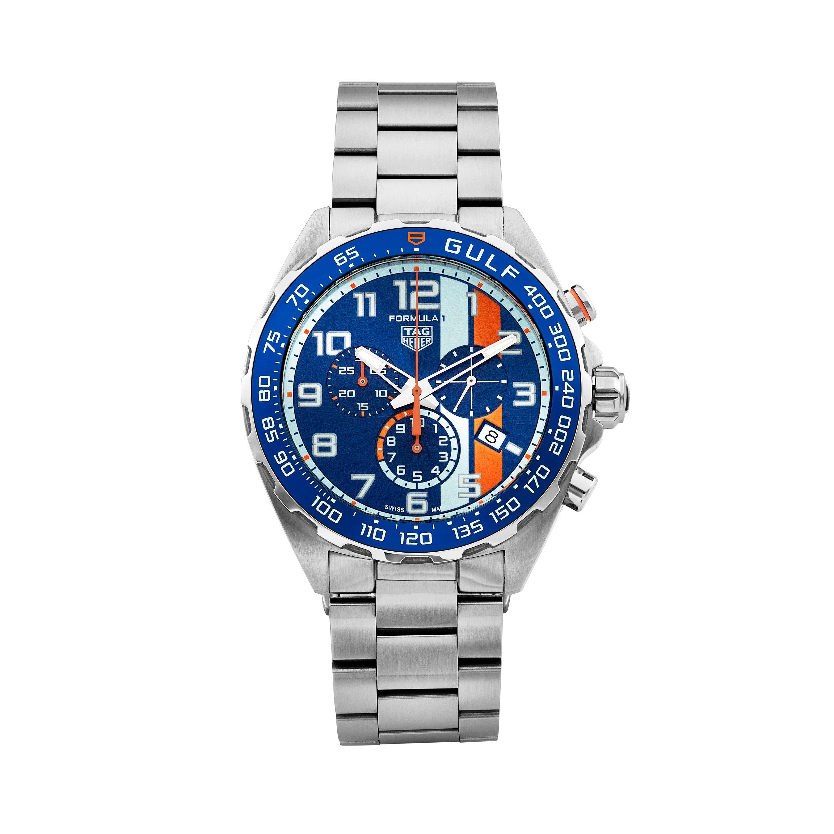 TAG Heuer Pre Owned Special Edition Formula 1 Gulf Chronograph