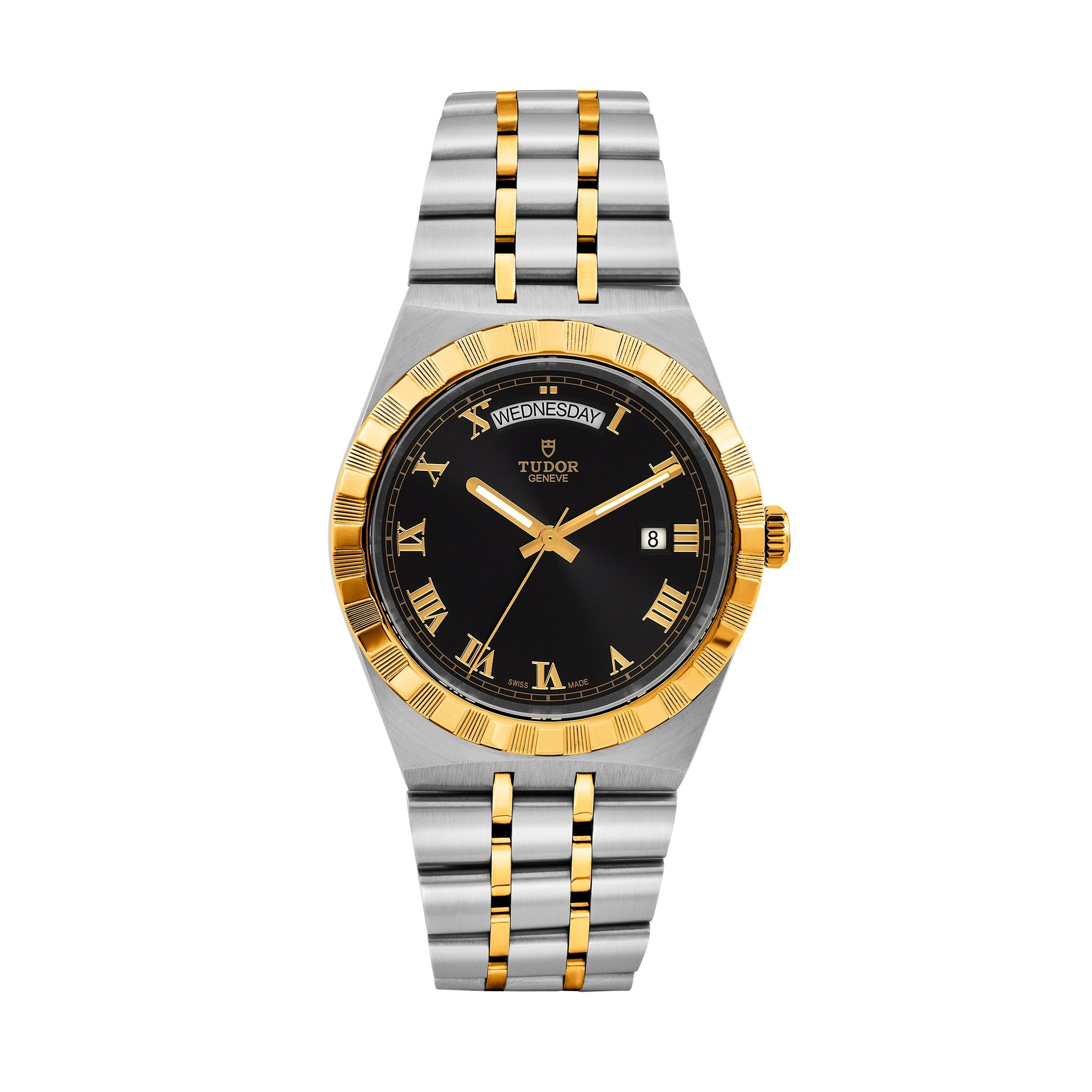 Tudor Pre-Owned Royal 41 18ct Yellow Gold and Stainless Steel Automatic ...