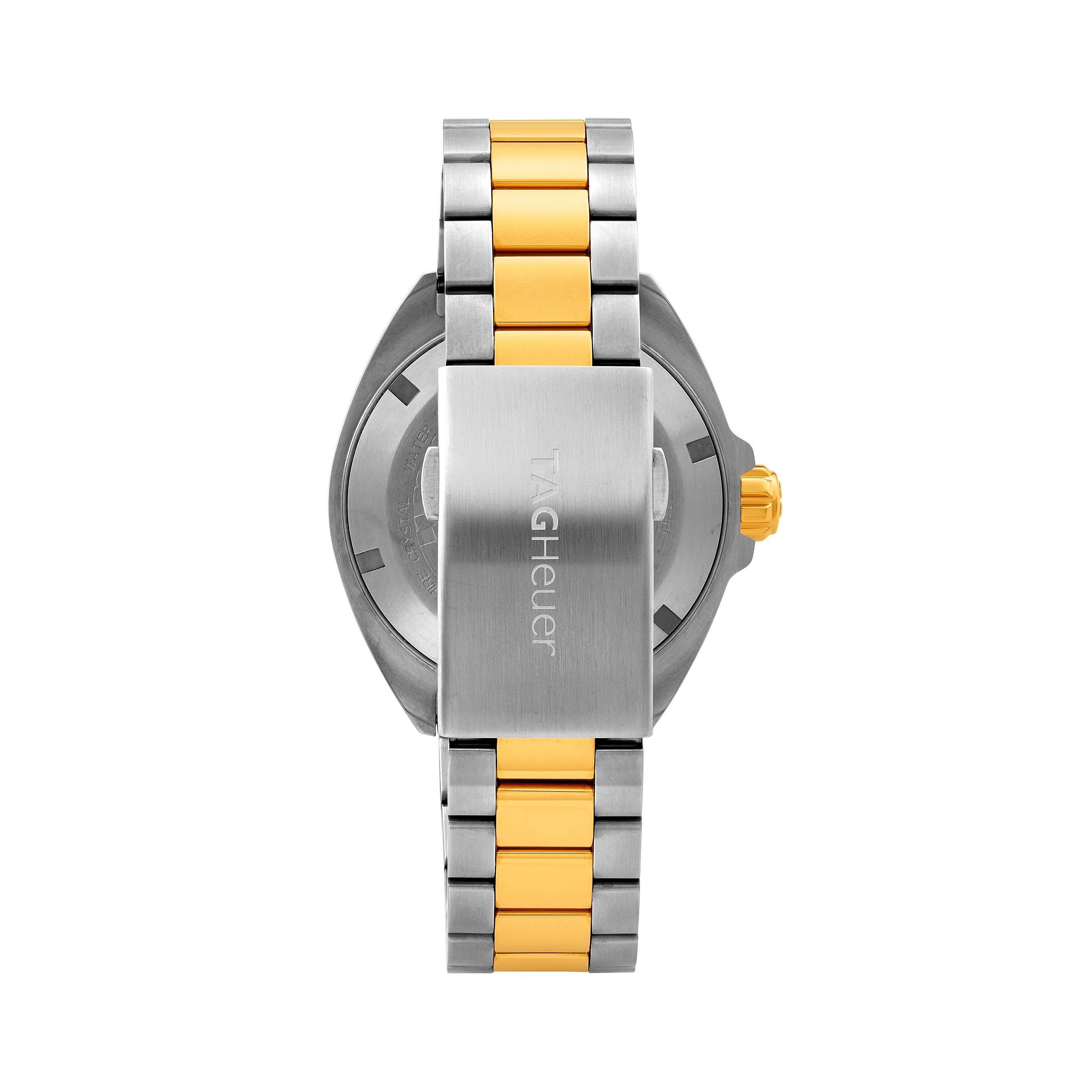 TAG Heuer Pre Owned Formula 1 Steel Gold Plated Men s Watch M106362 41 mm Blue Dial Beaverbrooks