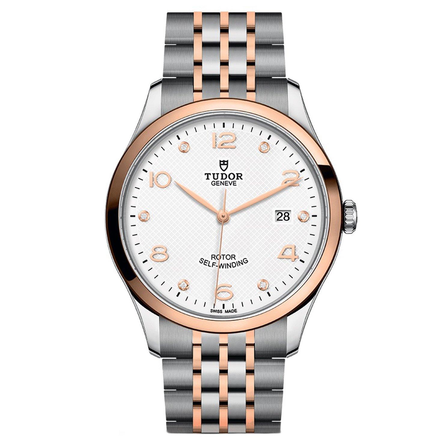 Image of TUDOR Pre-Owned 1926 41mm Stainless Steel and Rose Gold Diamond Automatic Men's Watch