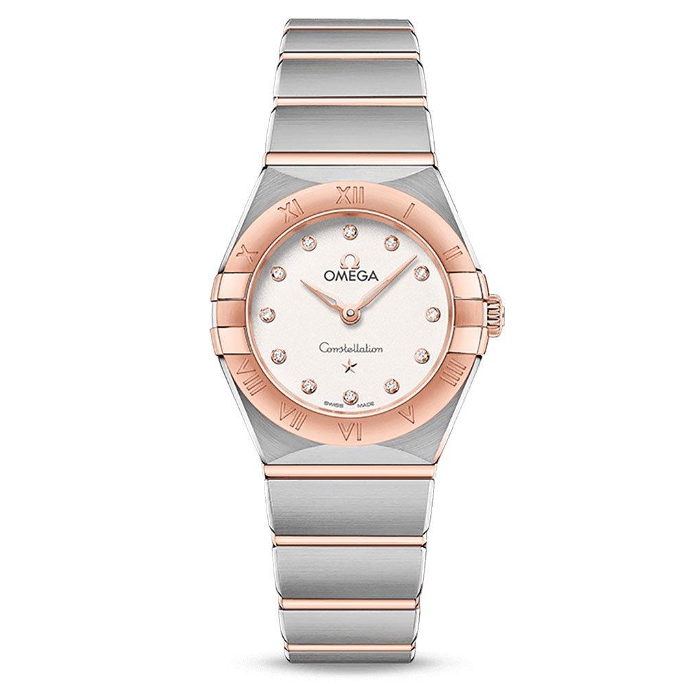 OMEGA Pre-Owned Constellation 25mm 18K Sedna Gold Diamond Ladies Watch