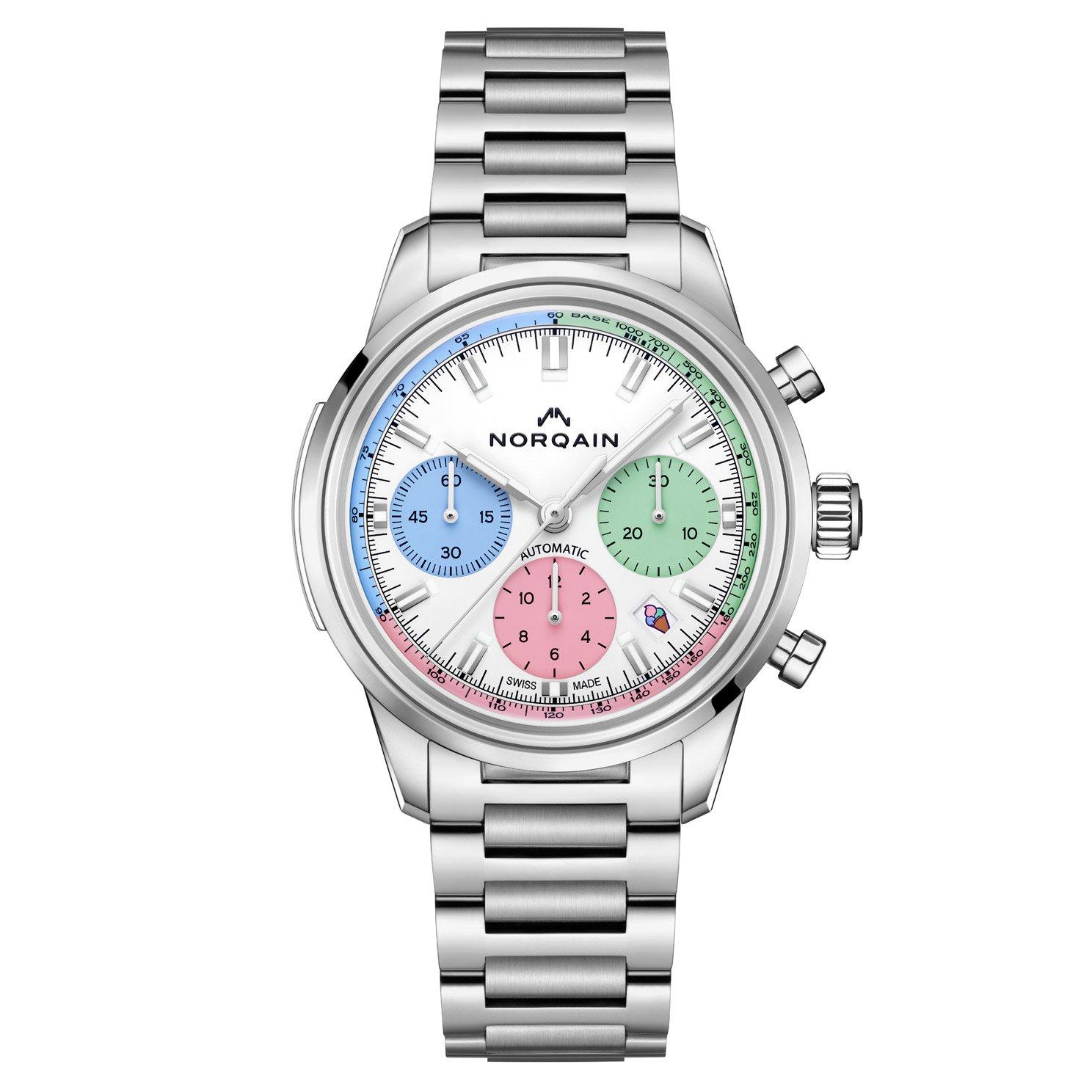 NORQAIN Pre-Owned Special Edition Freedom 60 Chrono Enjoy Life 40mm Automatic Watch