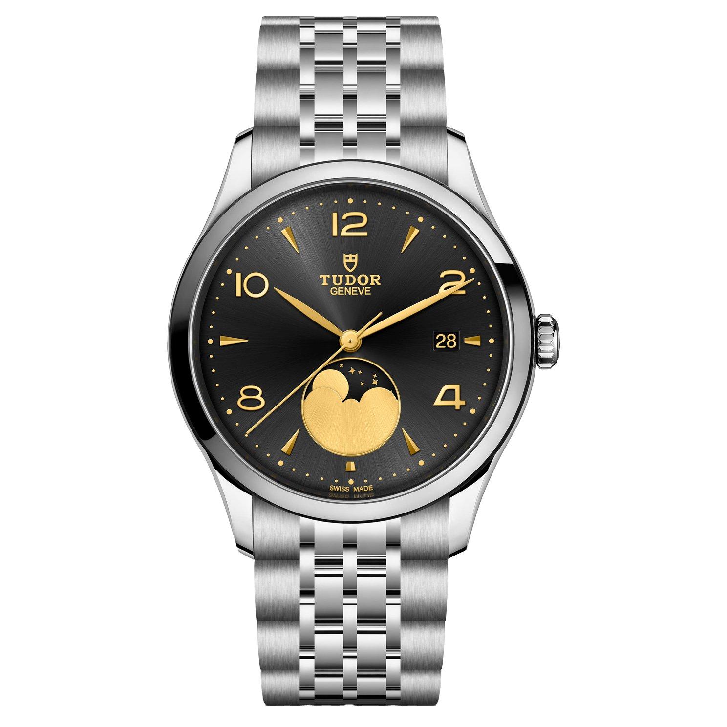 Image of TUDOR Pre-Owned 1926 Luna 39mm Moonphase Automatic Watch