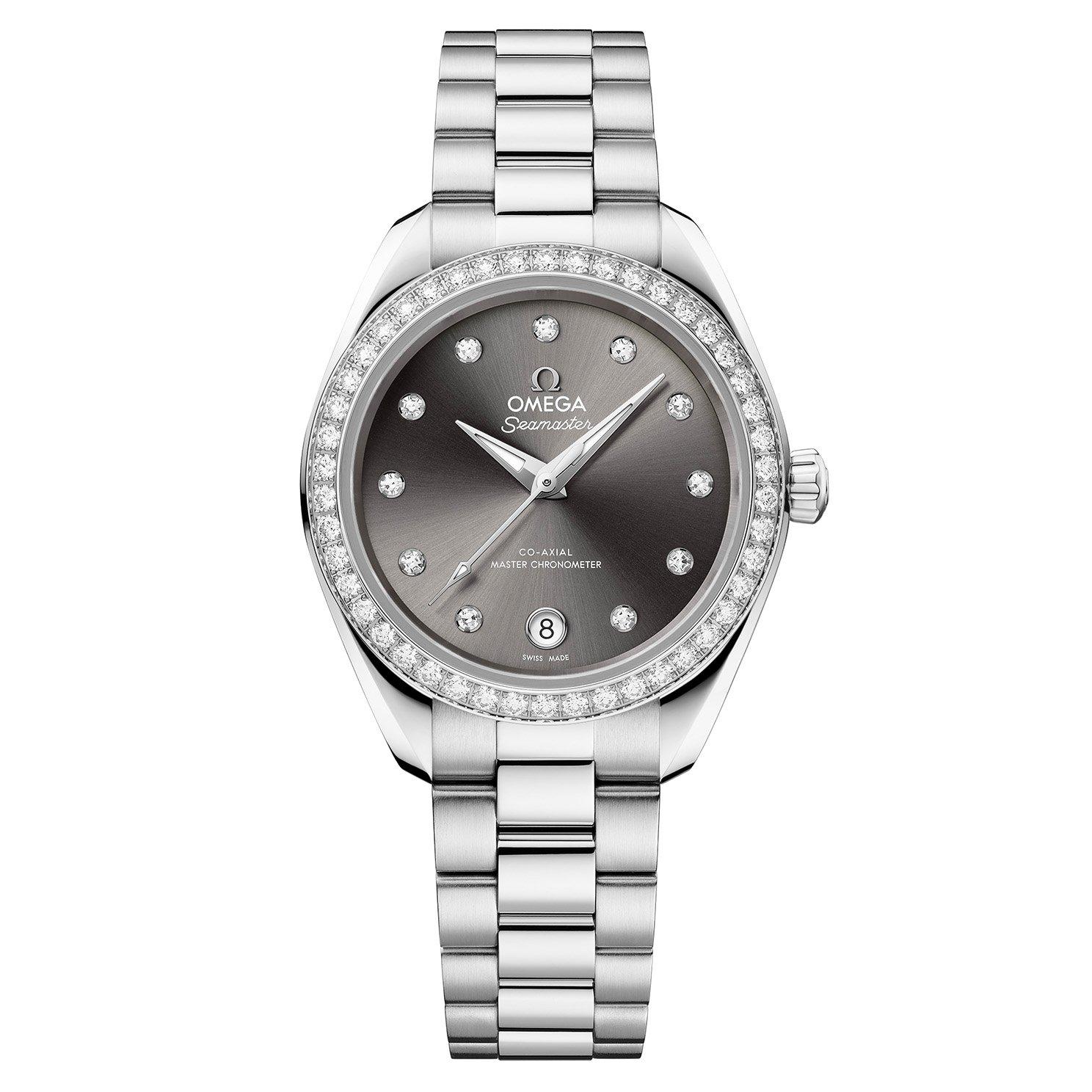 OMEGA Pre-Owned Seamaster Aqua Terra 150M 30mm Diamond Automatic Ladies Watch