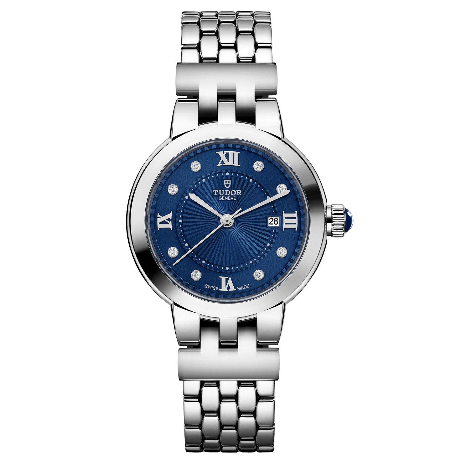 TUDOR Pre-Owned Clair De Rose 30mm Diamond Automatic Ladies Watch