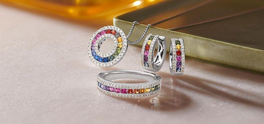 Beaverbrooks colourful jewellery