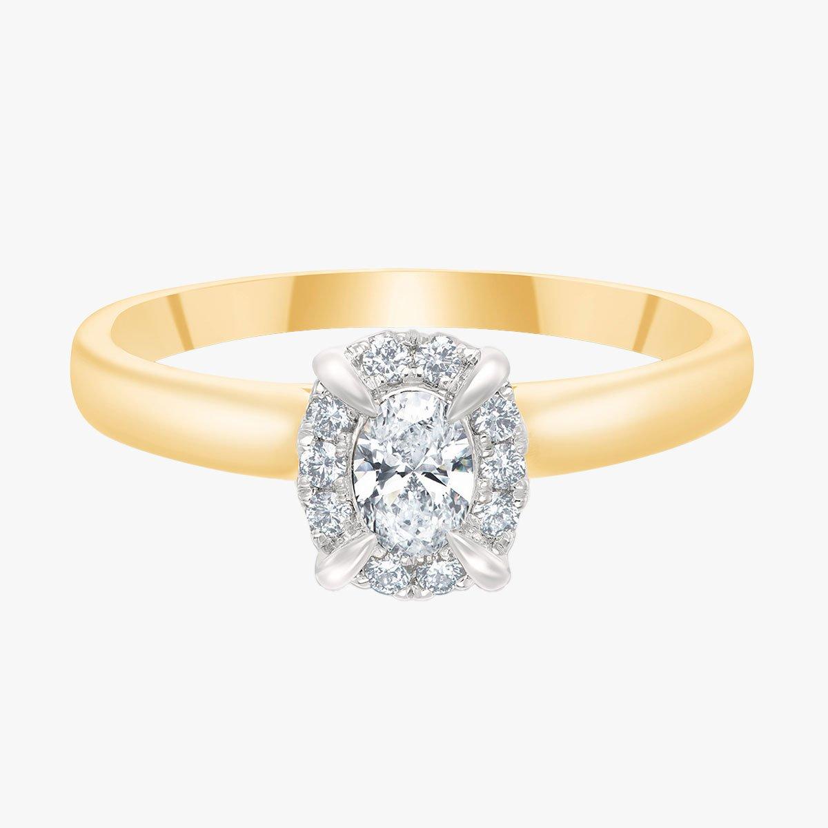 Diamond Halo Rings