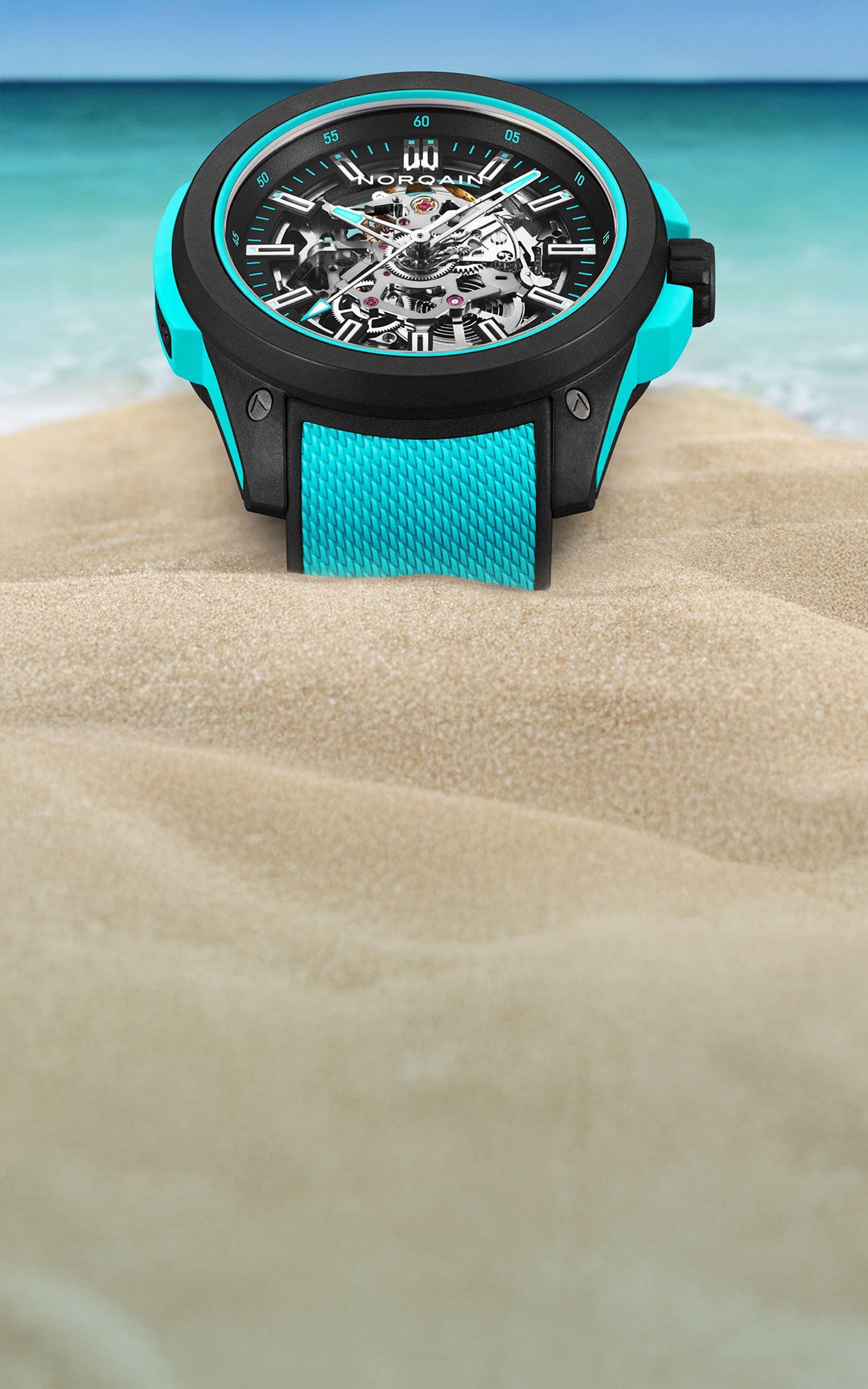 NORQAIN Wild ONE Skeleton 42mm Carbon Fibre Automatic Watch